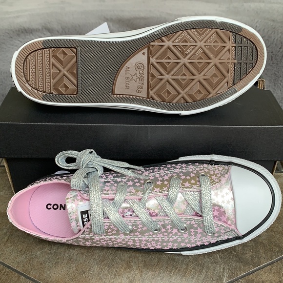 CONVERSE CTAS OX PINK GLAZE/SILVER WHITE WMNS - Picture 6 of 15